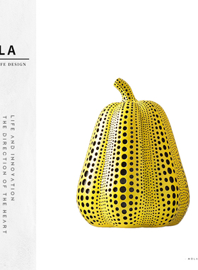 MOLA.pumpkin家居创意装饰客厅电视柜办公室玄关轻奢摆件  波瓜