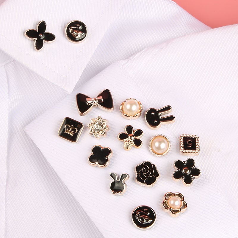 防走光扣夏隐形神器扣女衬衫衬衣衣服领口胸口装饰免缝免钉小暗扣