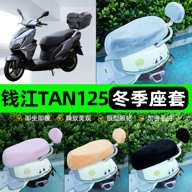 适用钱江TAN125电瓶电动车冬座套坐垫套座位防雨罩防水防晒饰配件