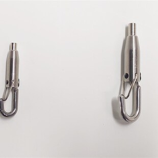 荒川轨道挂画系统钢q丝绳固定悬挂器可调节不锈钢挂钩
