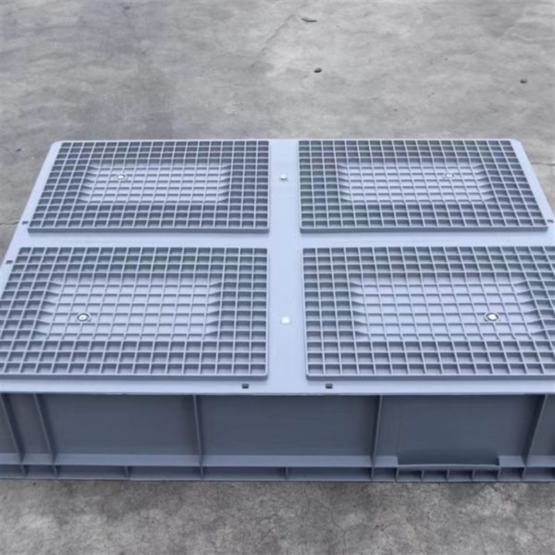 8616塑料周转箱灰色中转箱子物流转运箱收纳胶箱筐800600170