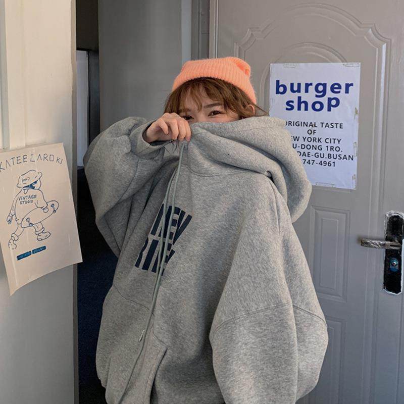 耐看加绒抗起球连帽卫衣女春秋新款上衣冬外套2026,女装/女士精品,卫衣/绒衫,淘宝优惠券,粉丝福利购,淘宝优惠卷