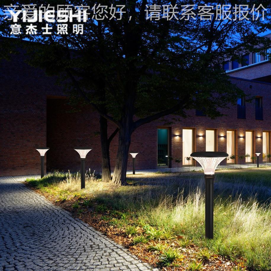 YJS-GT圆太阳能草坪小灯现代简外约户防水新款私模跨境热墅销区花