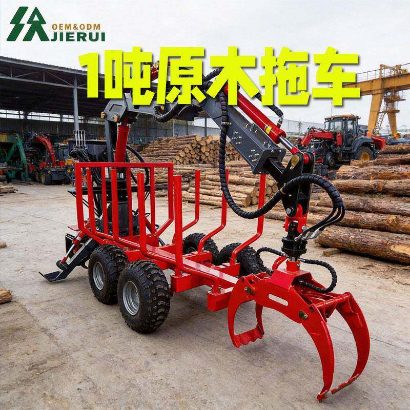 挖掘机抓木器属具 原木抓夹 全回转液压抓斗 工地木材搬运夹木器