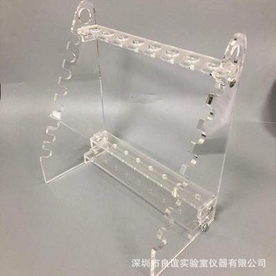 有机玻璃移液管架 圆盘移液管架18孔32孔42孔吸管架实验耗材
