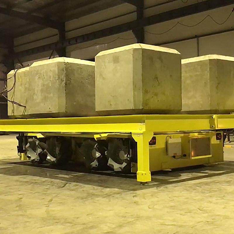 麦克纳姆轮agv小车 防爆车间全向轮大型转运智能车 有轨电动平车