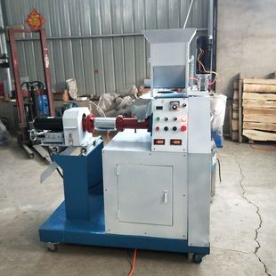 现货 小型狗粮机全自动狗粮饲料膨化机漂浮性鱼饲料颗粒膨化机