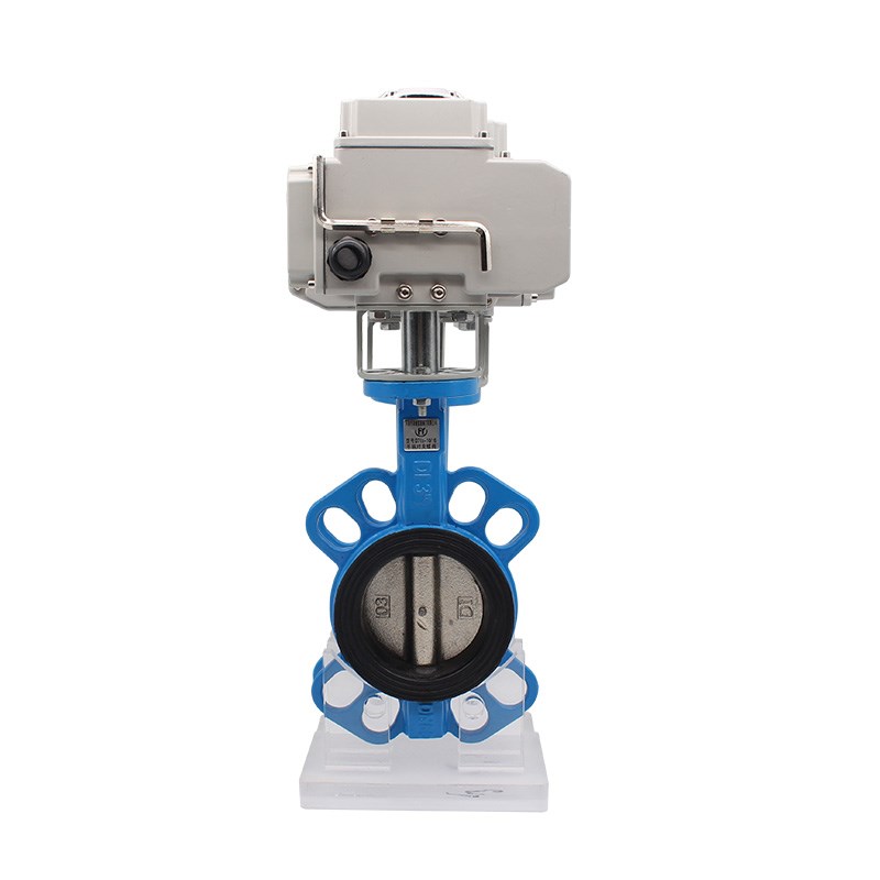 电动蝶D971X-16电动对夹蝶220v24v380开关型调节型防爆防水