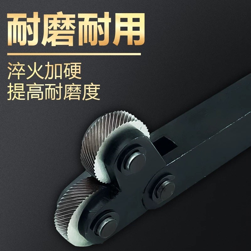 45度网纹双轮滚花刀0.5 1 1.2 1.5 2左右斜纹45滚花轮压花刀