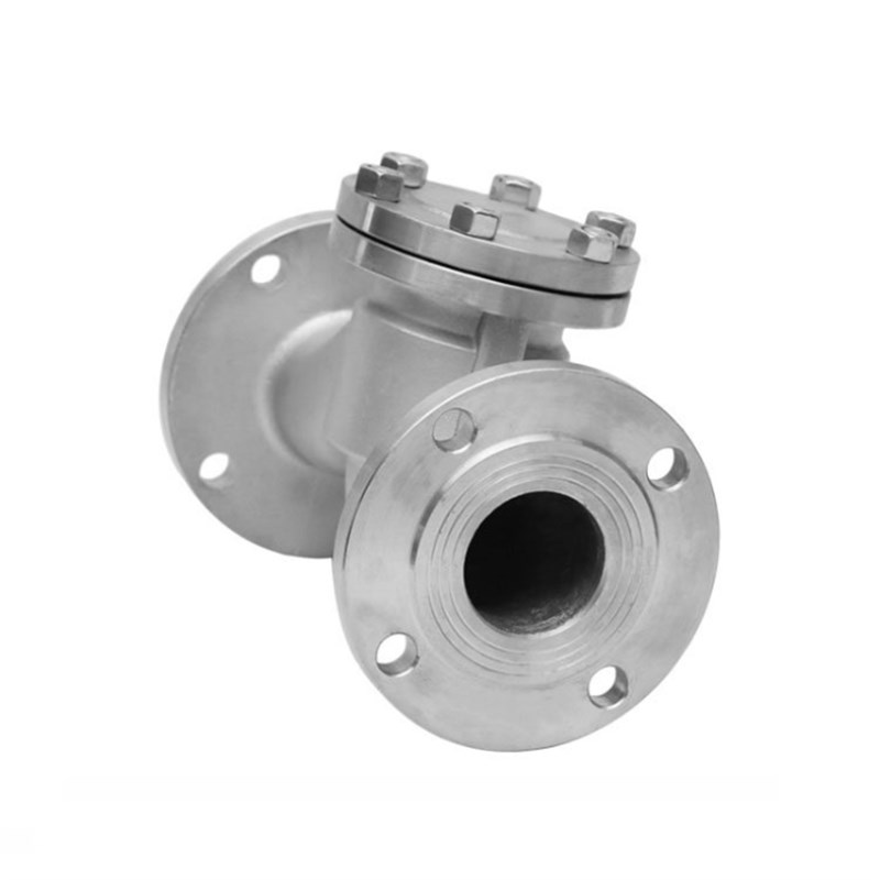 304不锈钢H41W-1n6P升降式法兰止回阀单向阀铸钢止逆阀DN50 80 10