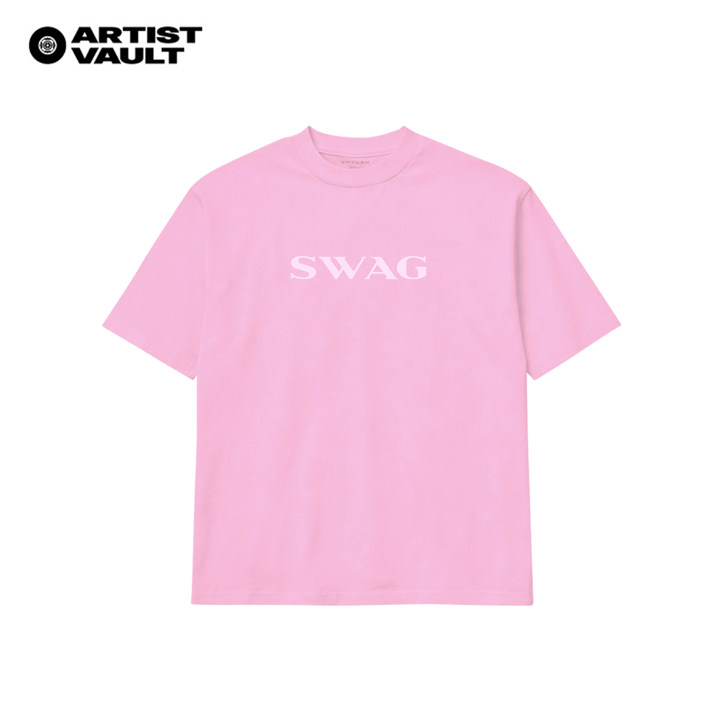 Skylrk Justin bieber官方周边  SWAG T恤 CLOUD PINK 云粉