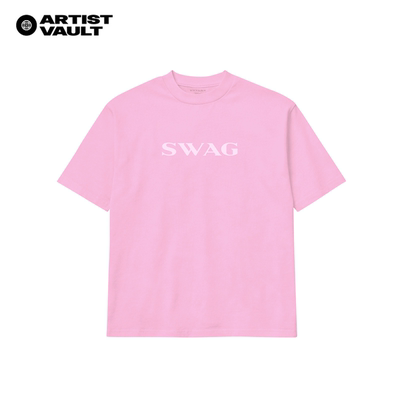 Skylrk Justin bieber官方周边  SWAG T恤 CLOUD PINK 云粉