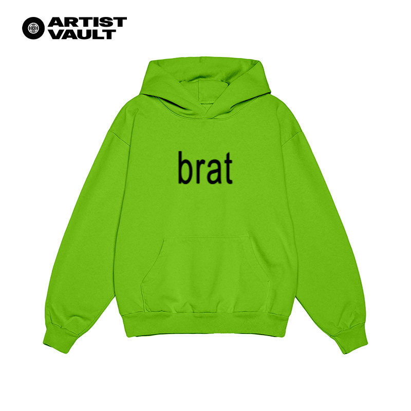 Charli XCX官方周边 brat 连帽卫衣