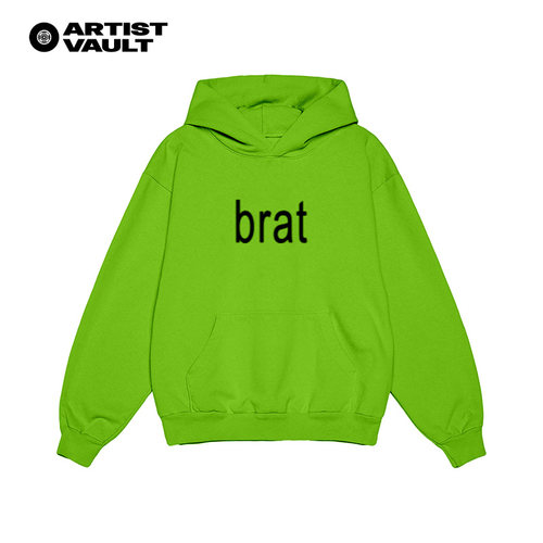 Charli XCX官方周边 brat 连帽卫衣