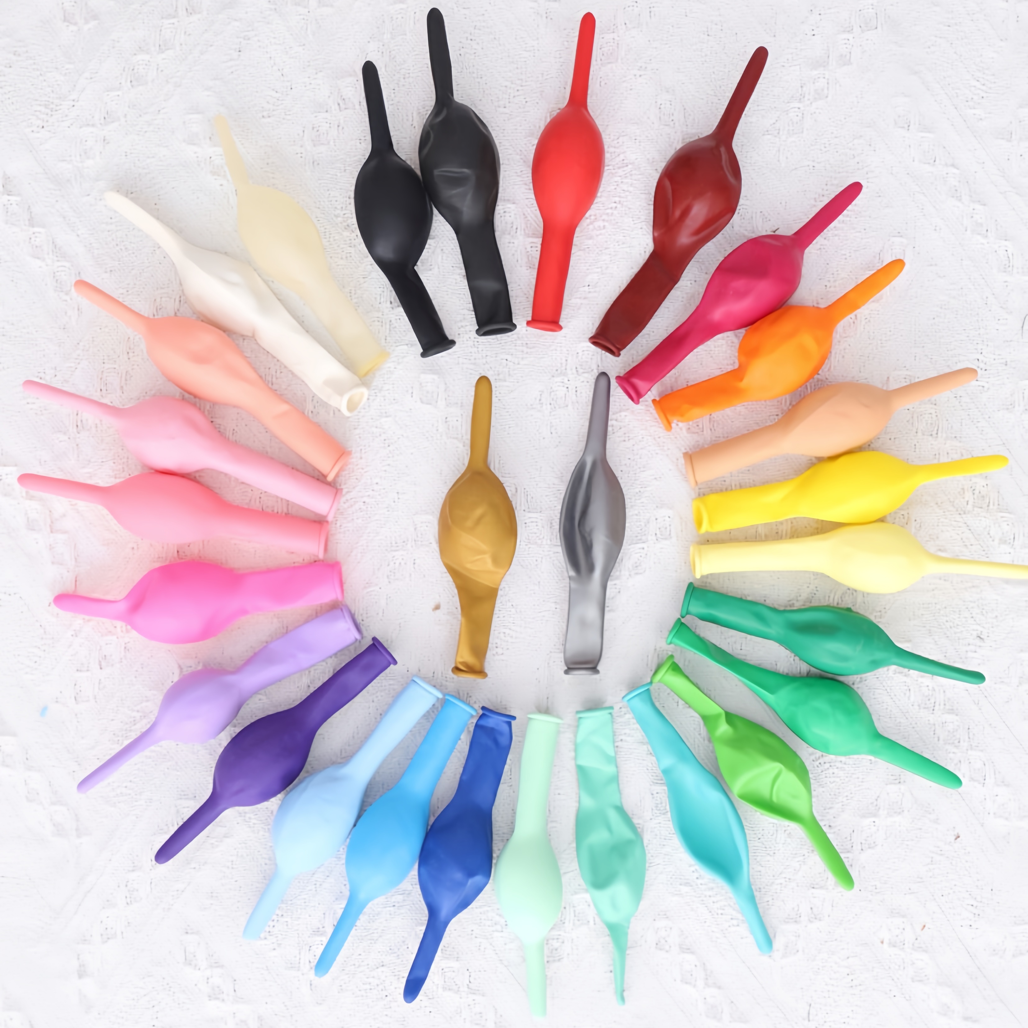 彩色马卡龙多巴胺色系6寸尾巴球学校运动会周年庆典节日场景布置