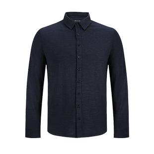 天赋灵感165gm16.5微米100%美丽诺羊毛休闲时尚 106130 百搭衬衫