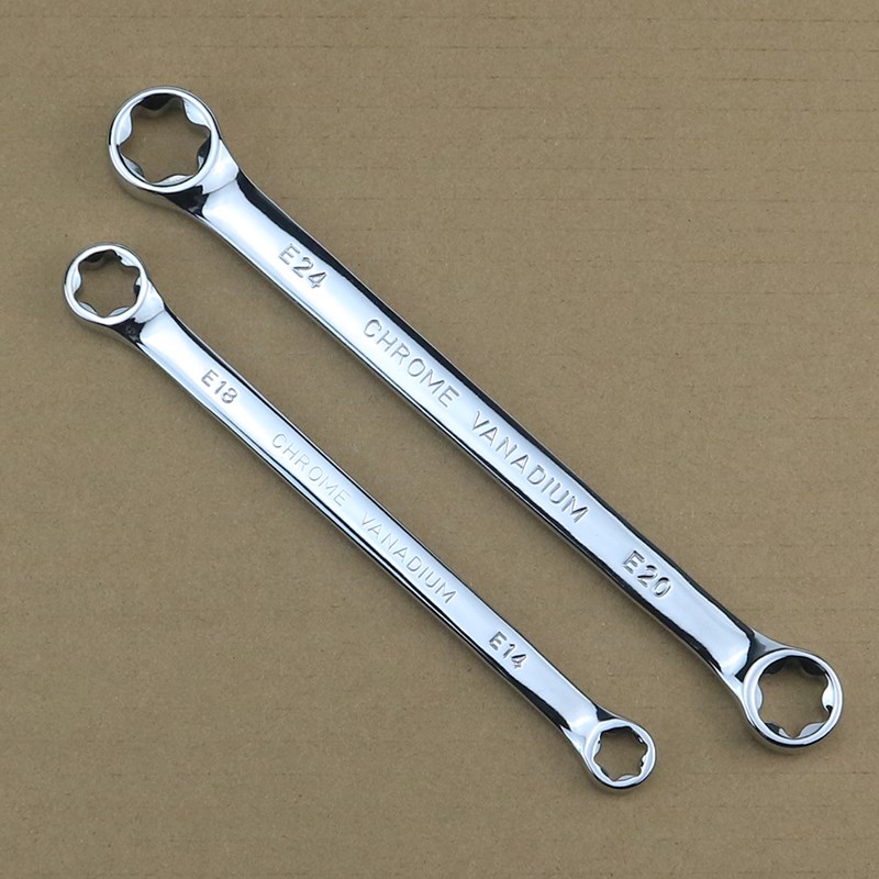 E型双头六花型扳手e型六角梅花形扳手内6花两用板手工具E6-E24mm