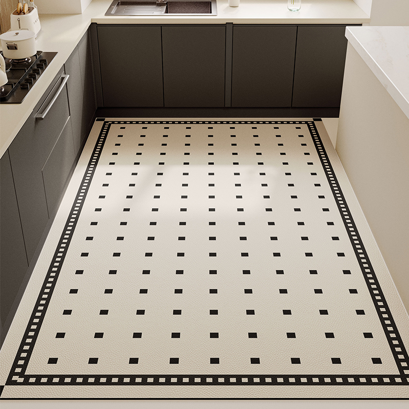 美式矽藻泥厨房地垫防油吸水脚垫可擦免洗防滑垫整满铺地面铺垫