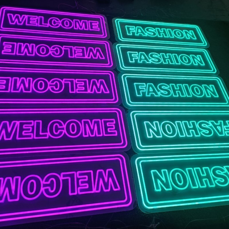 店铺装饰门头字发光牌led霓虹灯35元一米起? 迷你字案例多多