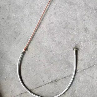 五征农用三轮车原车配件 空压机机油管1.45米长 打气泵机油管