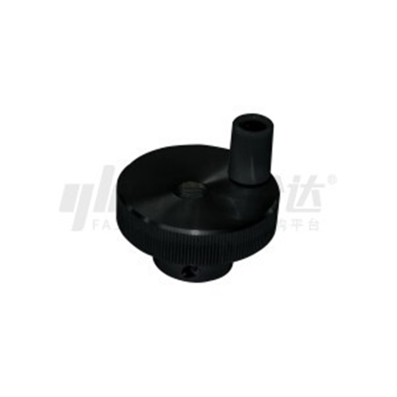 压纹手轮HBA41-D40/D50/D63/D80 HBA51带螺纹孔 带缺口铝合金