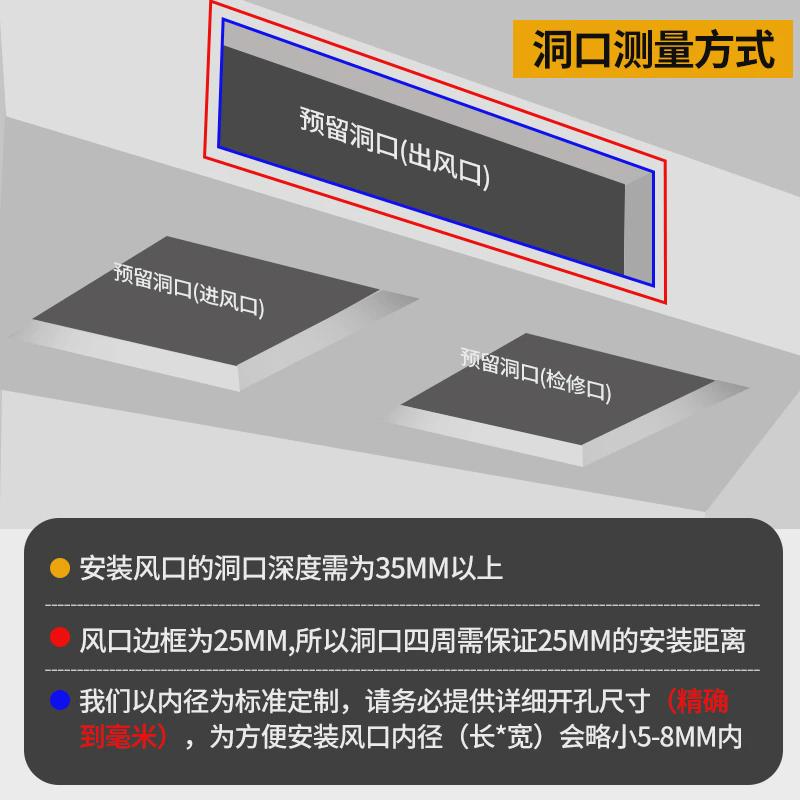 白色新型铝合金检修口厨房卫生间管道检查口门鱼缸维修孔装饰盖板