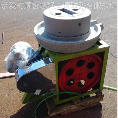 磨香油机电石石动天然砂岩致富好帮原始粮食手食品初加工GSW石磨