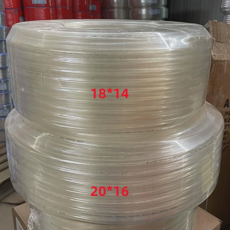 非标PU气管3*2/5X3/10*8大口径聚氨酯管25mm空压机气动软管22*18