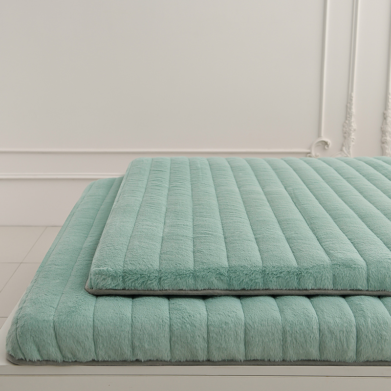 保暖兔毛绒记忆棉榻榻米床垫宿舍C学生单人软垫家用卧室床褥子冬