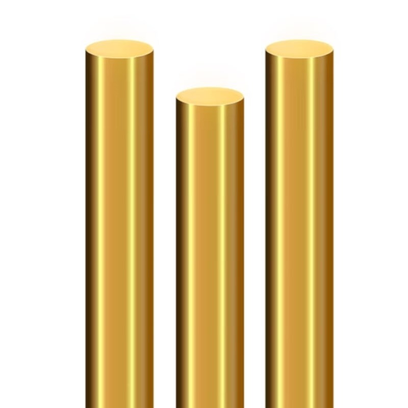 臻工品H59黄铜棒实w心圆铜棒圆柱棒单位米65mm