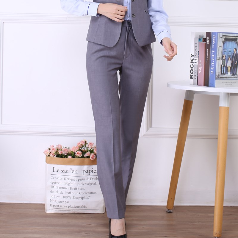 团购中国新款电信工作服女士马甲电信营业员工装制服女套装职业服