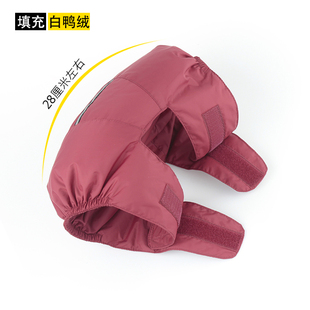 电动车护膝女加厚超强保暖骑车防风防寒护膝盖短粘贴摩托车护膝男