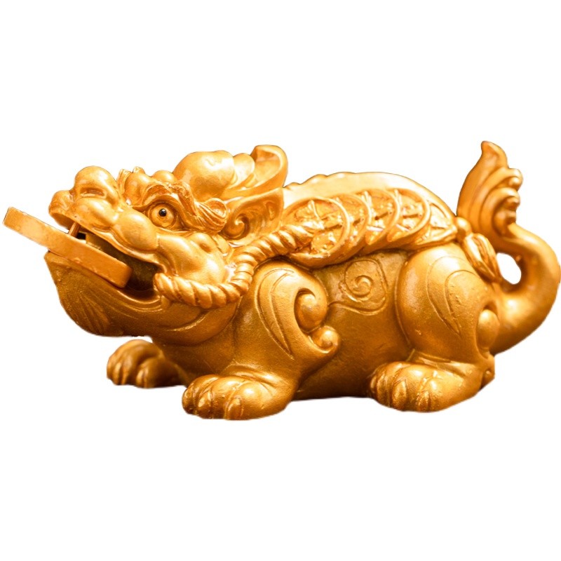 变色茶宠摆件招财貔貅创意茶玩功夫茶具茶盘茶道配件复古茶台可养