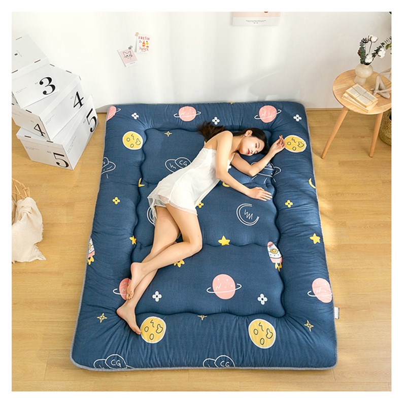 日式加厚榻榻米床垫地垫可折叠懒人卧室睡垫家用床褥子打地铺神器