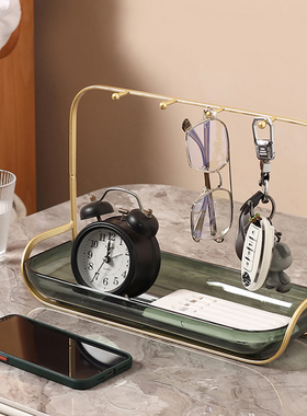 现代简约玄关钥匙k收纳多用置物架家居客厅桌面装饰品创意乔迁礼