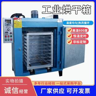工业鼓风干燥烘箱硅胶塑料假发烘干箱高精度热风循环烘箱推车托盘