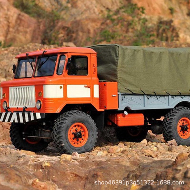 CROSSRC GC4 1/12遥控电动俄国GAZ66嘎斯硬壳军卡越野攀爬车 包邮