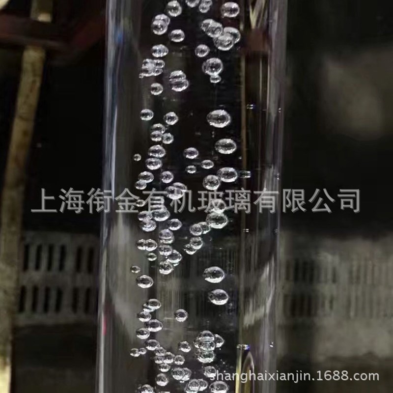 透明亚克力棒 有机玻璃气泡棒子 打灯光用