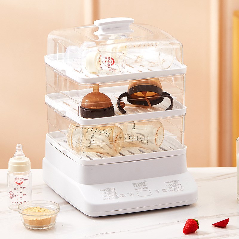 电蒸锅家用多功能24L电蒸笼三层大容量可视透明礼品分体蒸锅