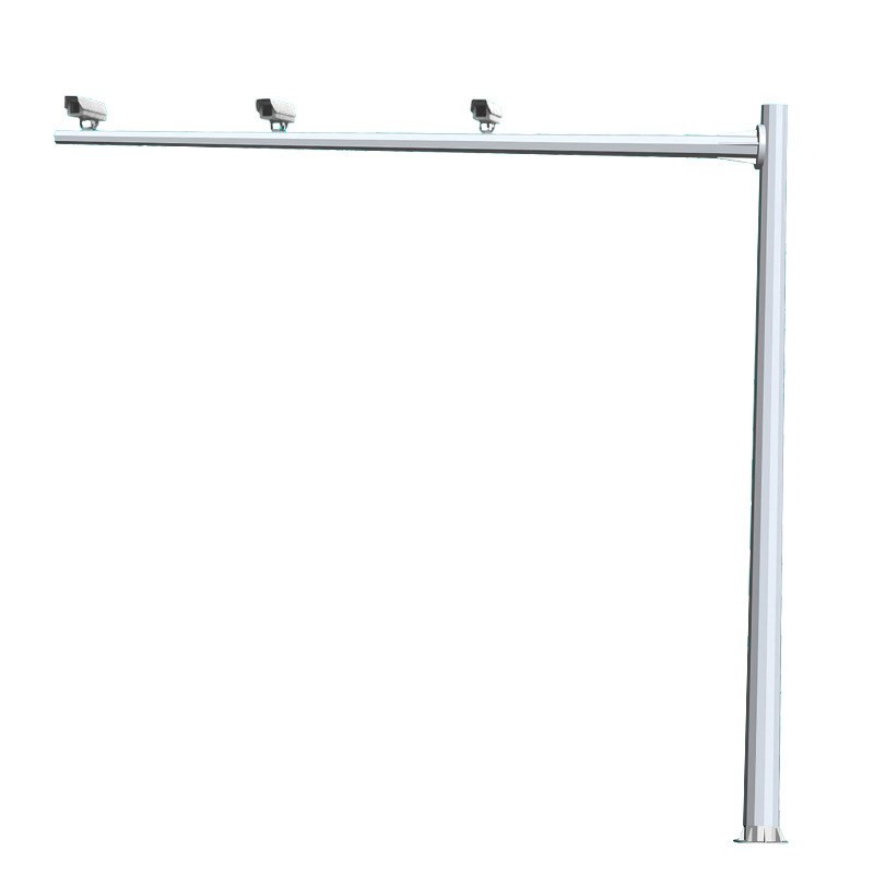 L型交通标志杆 等径监控杆 6米道路红绿灯杆 L型监控杆信号厂家