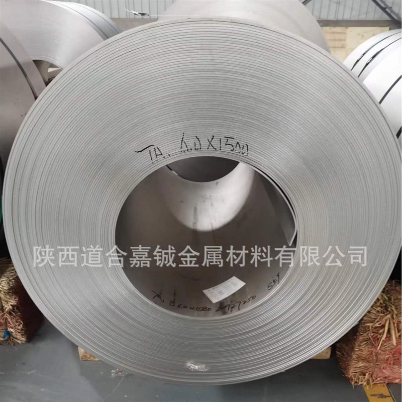 现货供应TA1/TA2/TC4钛板钛合金板,厚度0.5-10mm,卷带开平,