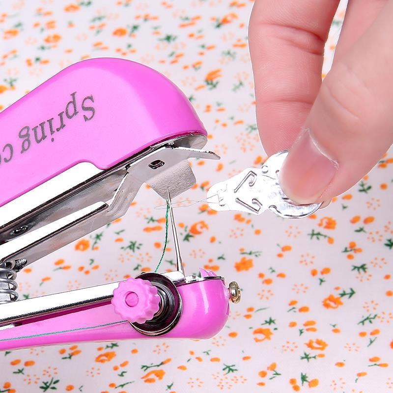 手拿衣梭套装便携式手提式小型缝纫机迷你手持简易缝补换领标手工