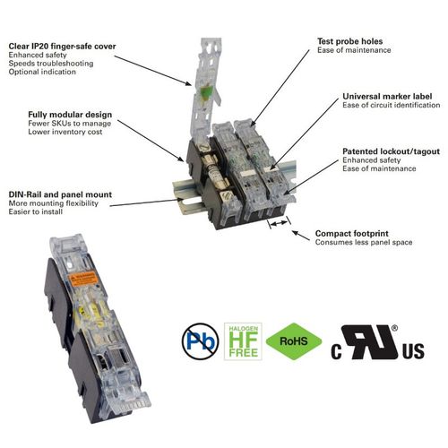 bussmann电力熔断器陶瓷保险丝 保险丝 FWC-8A10F 600V 8A 10*38
