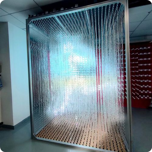 3D迷你像素灯全彩定制圣诞展示柜3D展示箱3D圣诞迷你像素灯展箱