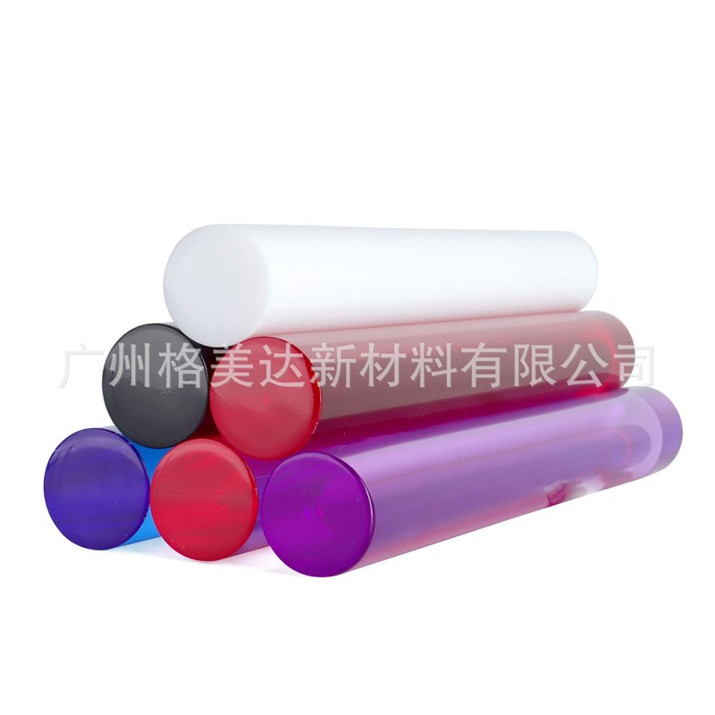 工厂现货 黑棒亚克力棒子 黑色有机玻璃实心圆棒pmma黏土棒