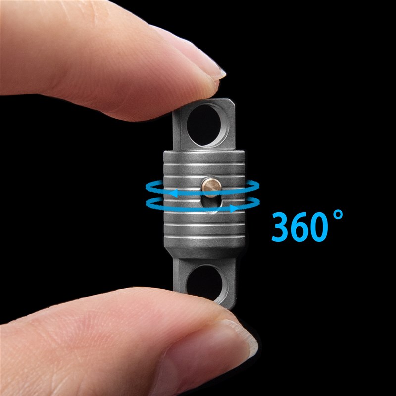 钛合金钥匙扣带锁伟扣万向环钥匙圈汽车钥匙扣圈环男女通用