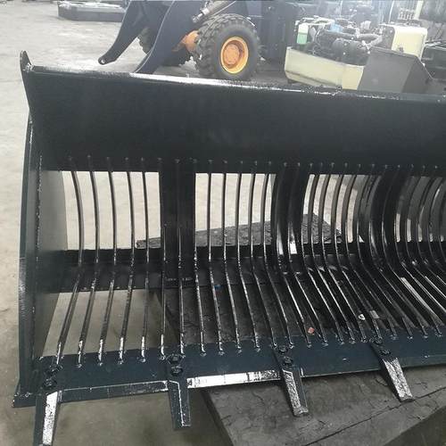 挖掘机耙子松土器全新挖机属具漏斗贝壳斗旋挖钻抓木器