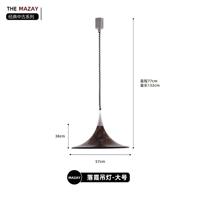 设计师创意艺术中古餐厅吊灯复古彩绘客厅岛台书房主灯设计伸缩灯,家装灯饰光源,客厅吊灯,淘宝优惠券,粉丝福利购,淘宝优惠卷