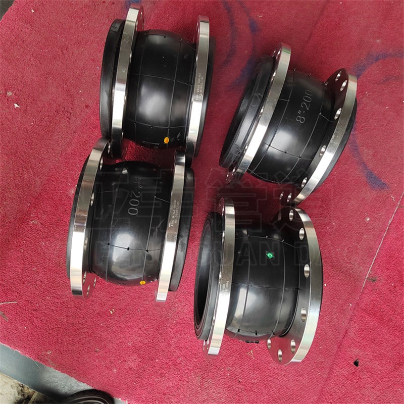 304不锈钢单球体可曲挠橡胶接头 化工管道用橡胶膨胀节