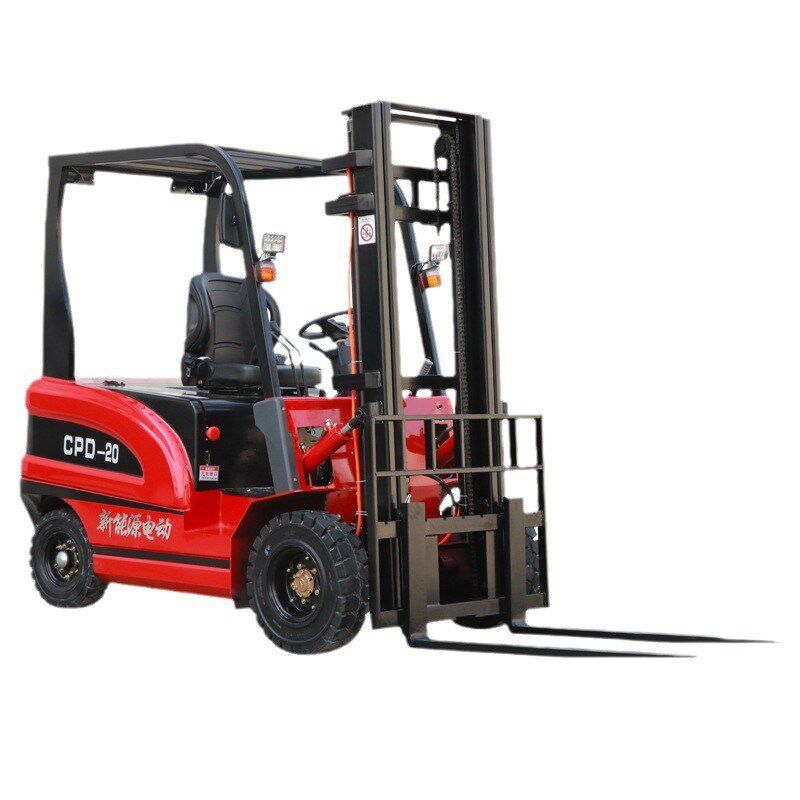定制电动叉车2吨3吨电叉车液压堆高升降平衡重式座驾四轮叉车5吨